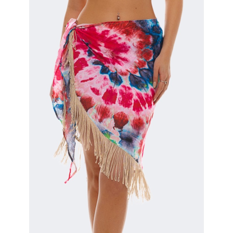 Bluepoint Batik Women Beach Sarong Multicolor/Gold