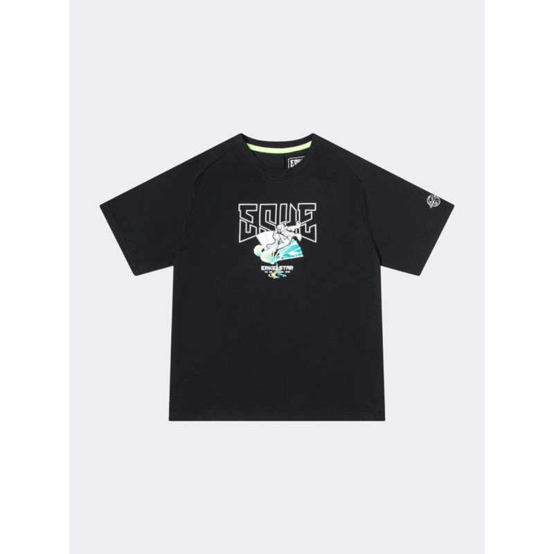 Erke Kids-Boys Lifestyle T-Shirt Black