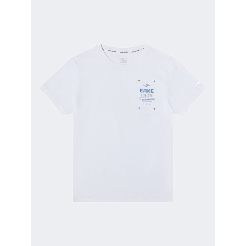 Erke Kids-Boys Lifestyle T-Shirt White