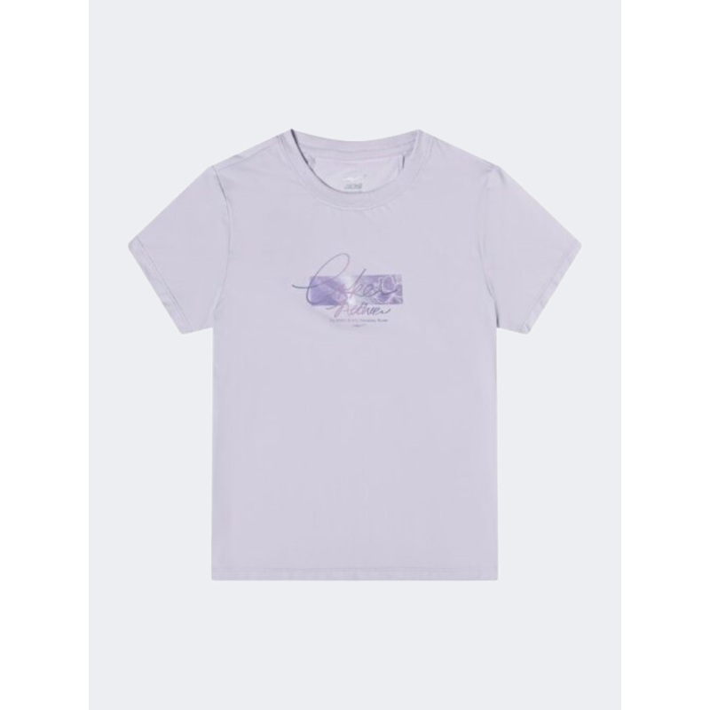 Erke Kids-Girls Lifestyle T-Shirt Light Purple