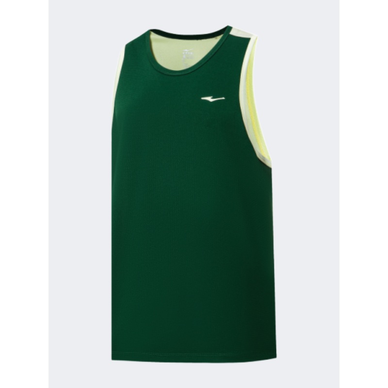 Erke Men Basketball Tank Amber Green