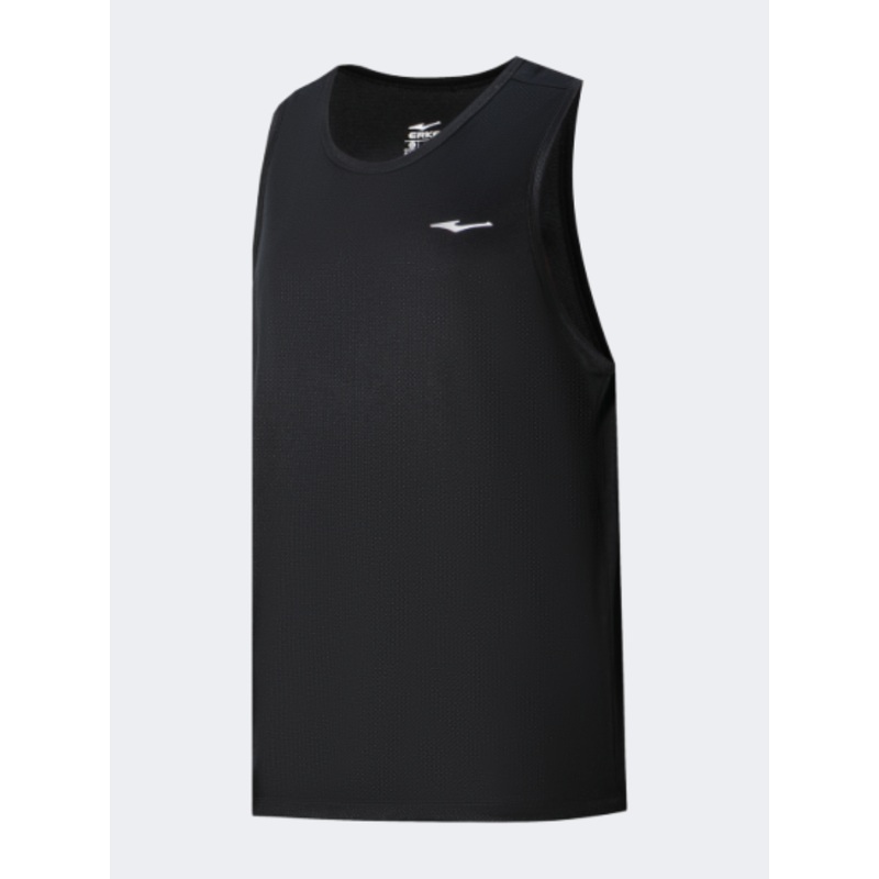 Erke Men Basketball Tank Black