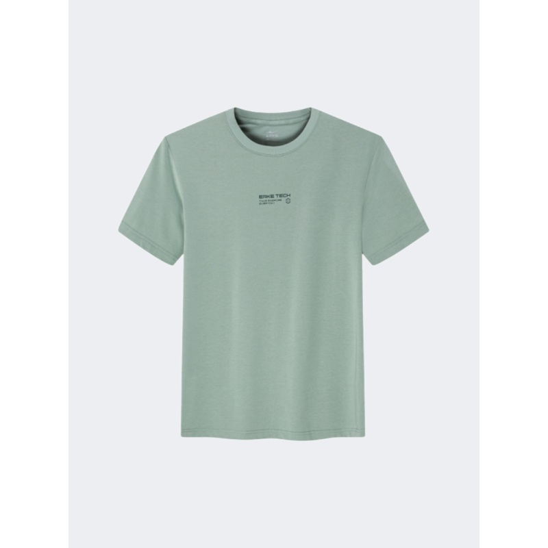 Erke Men Training T-Shirt Unbleached Green