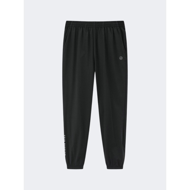 Erke Sports Cropped Women Running Pant Black