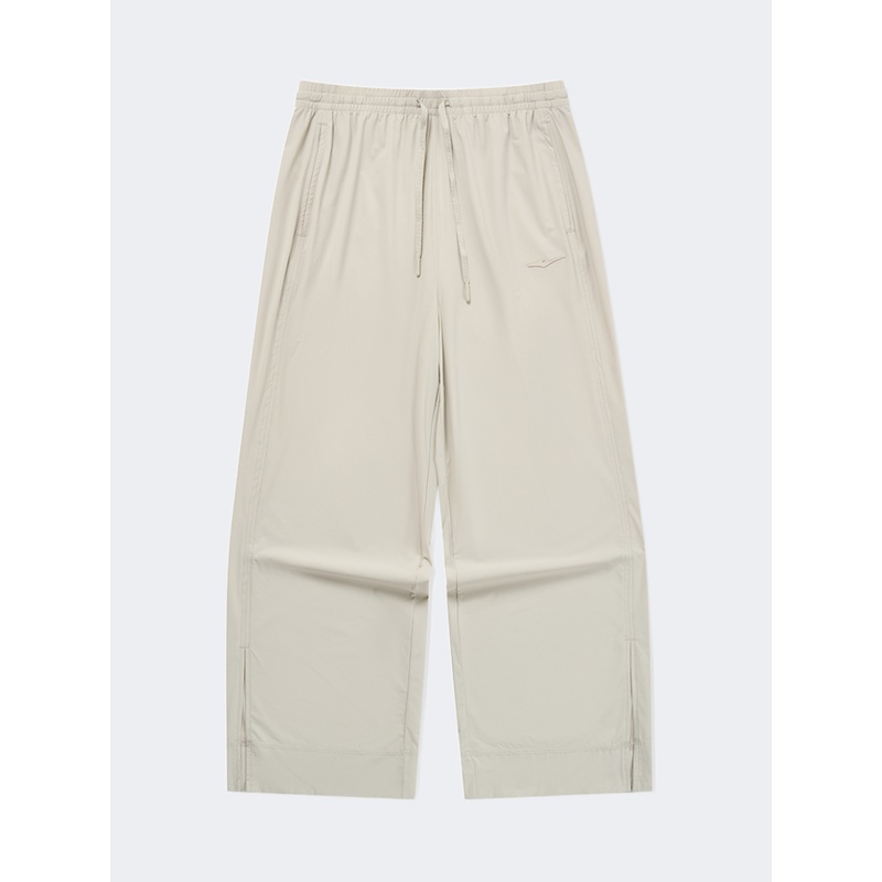 Erke Sports Cropped Women Training Pant Light Grey