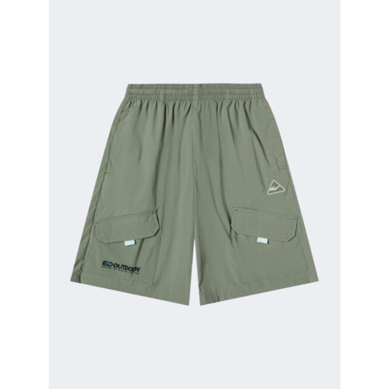 Erke Sports Kids-Boys Lifestyle Short Army Green