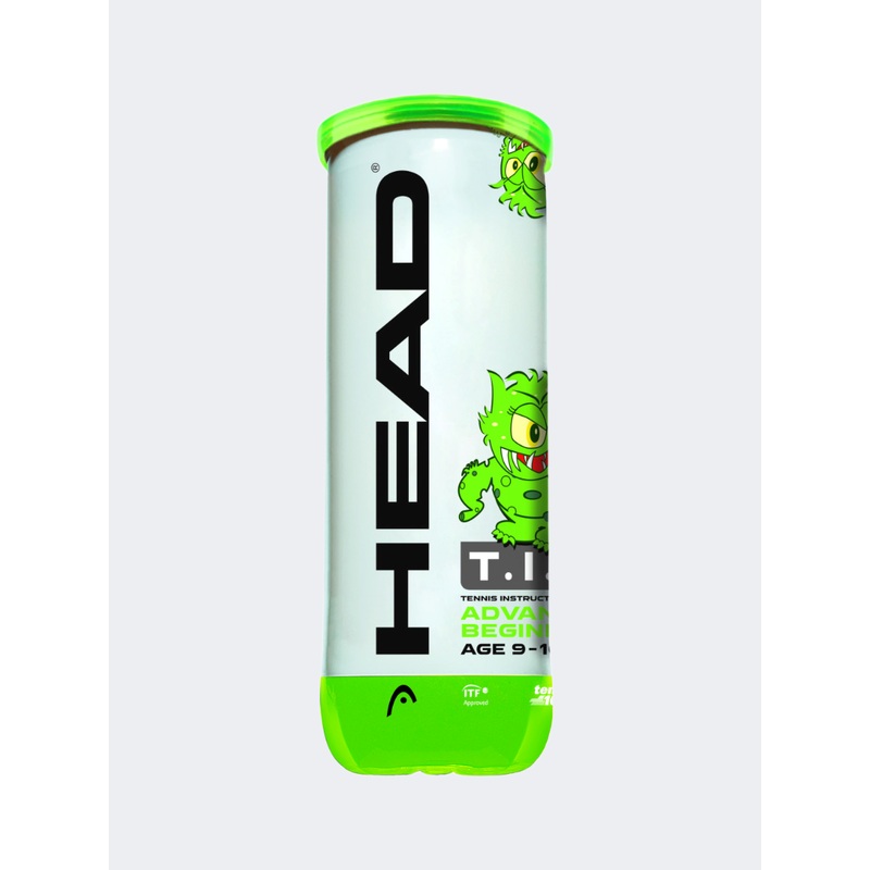 Head 3 Balls Tip Tennis Ball Yellow/Green