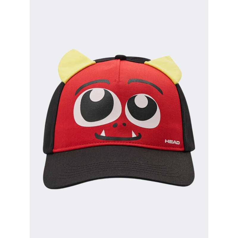 Head Monster Kids Tennis Cap Black/Red
