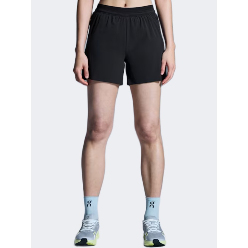On 5" Performance Women Running Short Black
