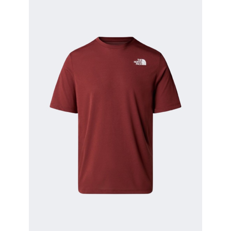 The North Face Foundation Mountains Faces Men Lifestyle T-Shirt Sumac