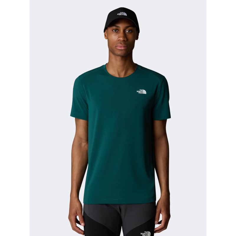 The North Face Lightning Alpine Men Hiking T-Shirt Deep Nori