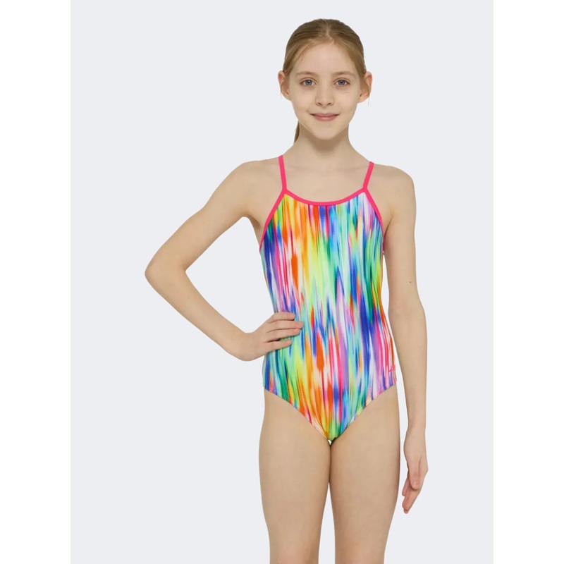 Zoggs Yaroomba Floral Girls Swim Monokini Multicolor