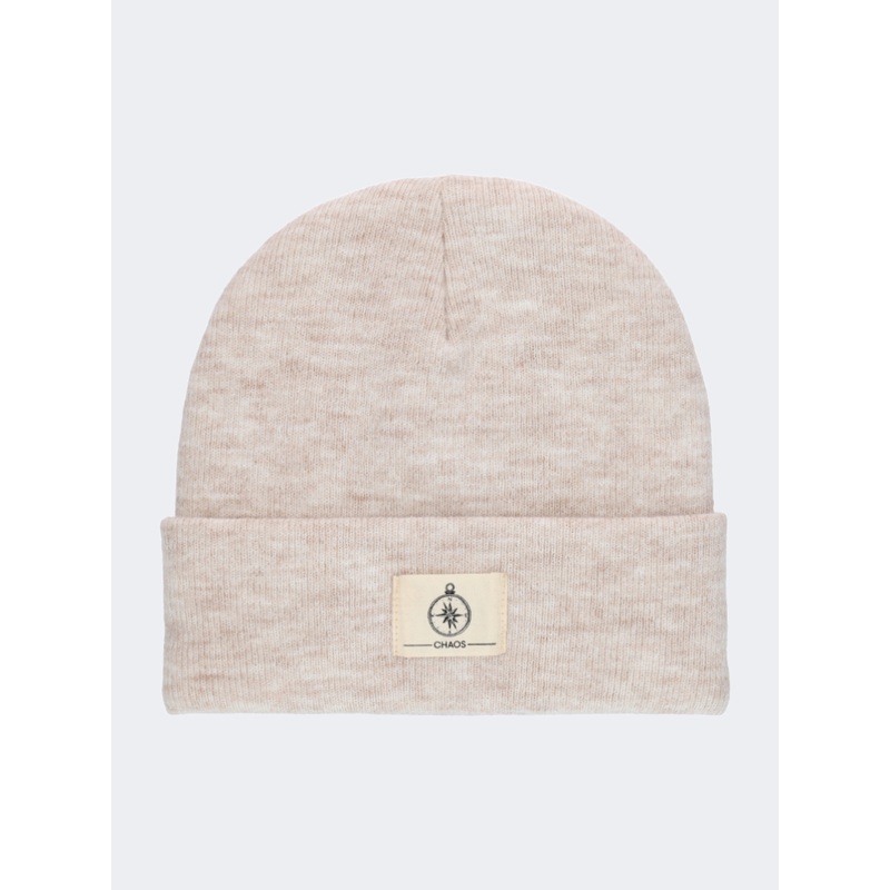 Chaos Individual Men Lifestyle Beanie Heather Oatmeal