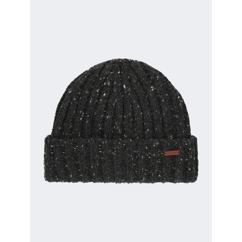 Chaos Off Beat Men Lifestyle Beanie Heather Black
