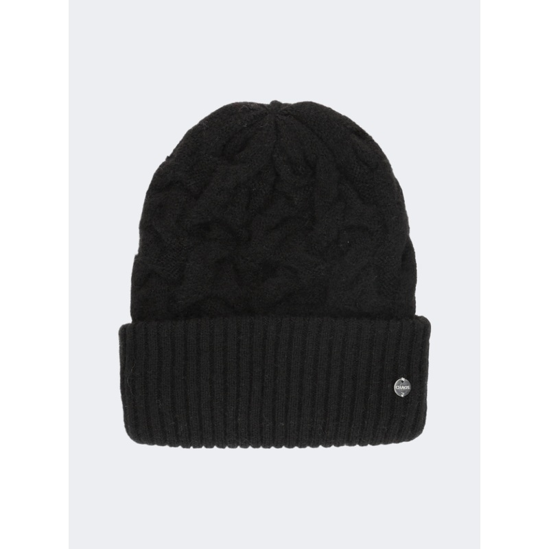 Chaos Star Women Lifestyle Beanie Black