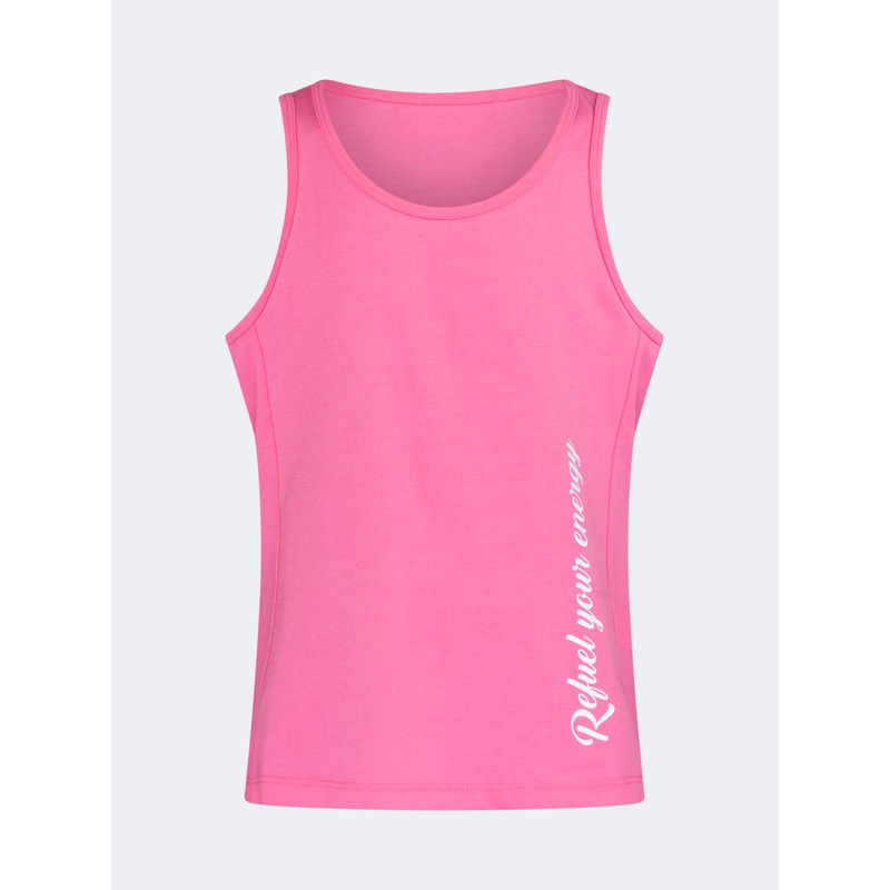 Oil And Gaz Classic Kids-Girls Lifestyle Tank Top Light Pink