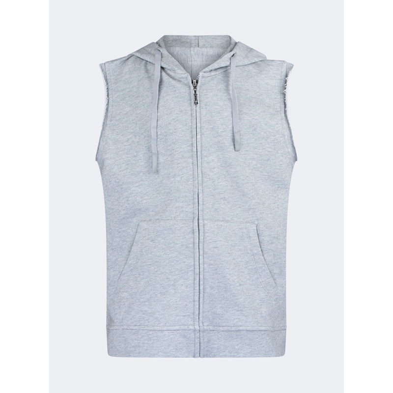 Oil And Gaz Sleeveless Kids Lifestyle Vest Grey