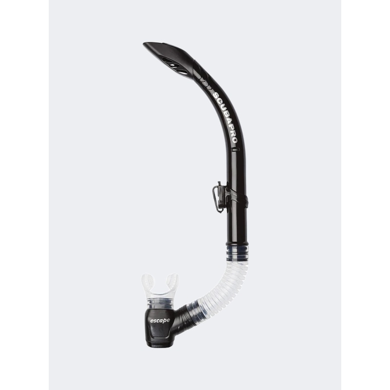 Scubapro Escape Semi-Dry Diving Snorkel Black