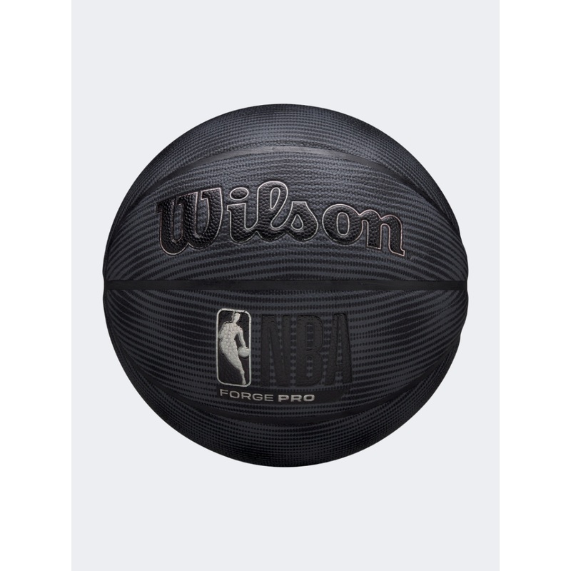 Wilson Nba Forge Pro Midnight Indoor Outdoor Size 7 Basketball Ball Black/Silver