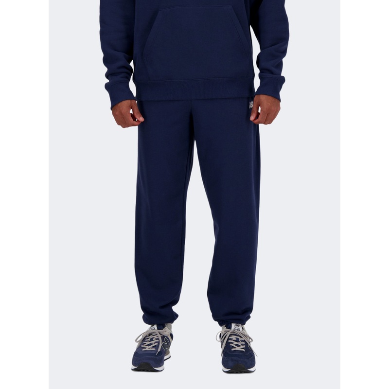 New Balance Essentials French Terry Men Lifestyle Pant Navy