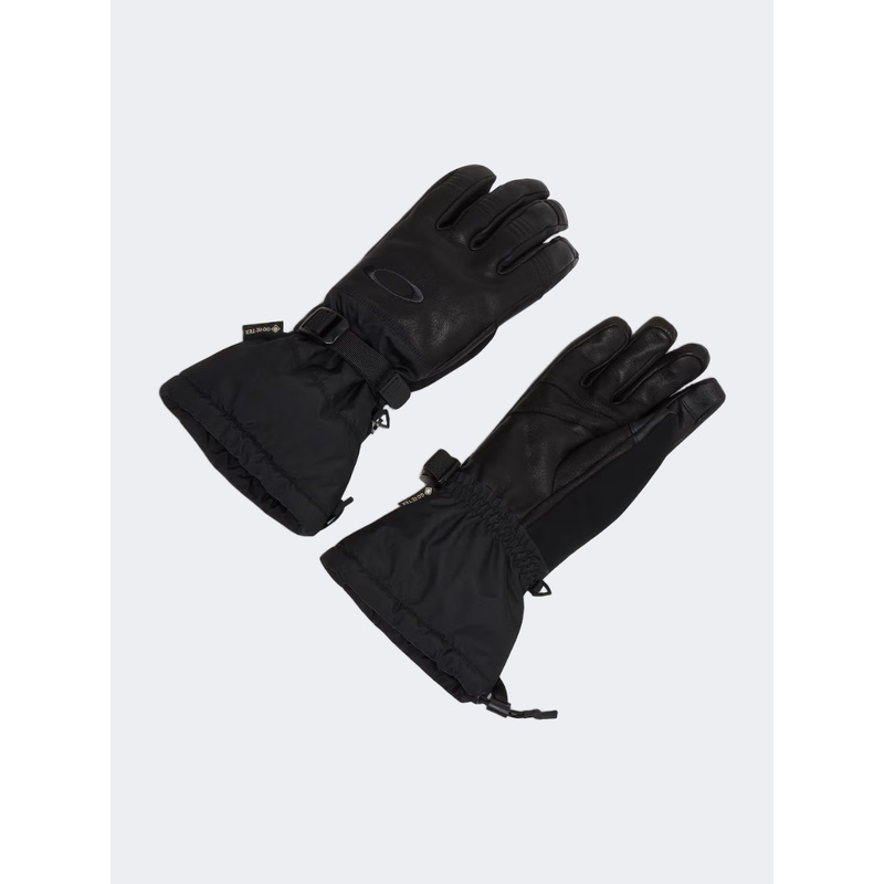 Oakley Ellipse Goatskin Gauntlet Unisex Skiing Gloves Blackout