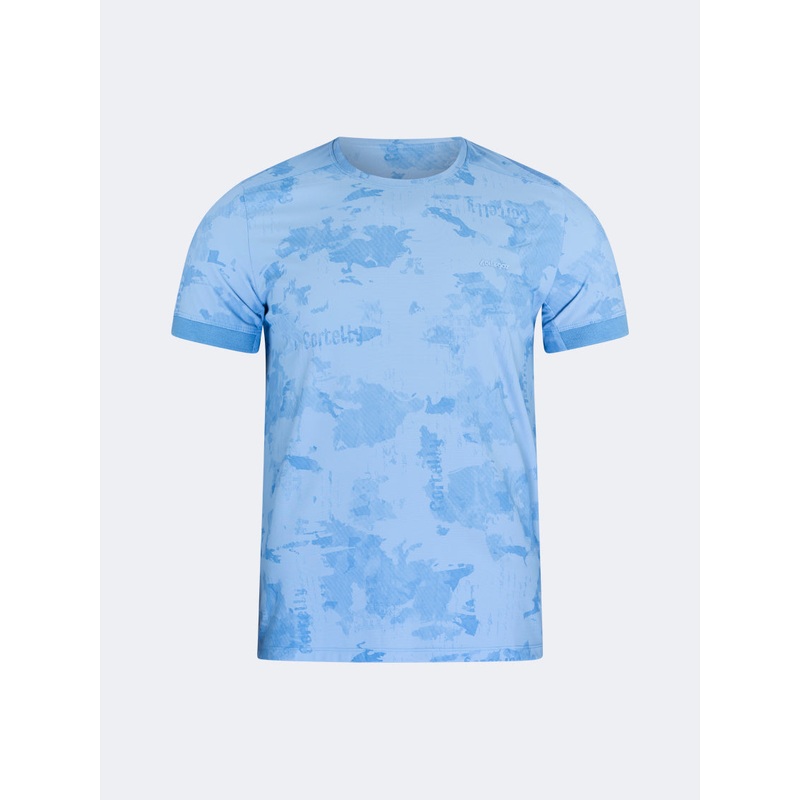 Oil And Gaz Classic Men Lifestyle Camo R-Neck T-Shirt Blue