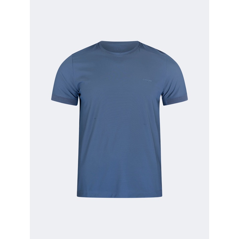 Oil And Gaz Classic Men Lifestyle R-Neck T-Shirt Blue