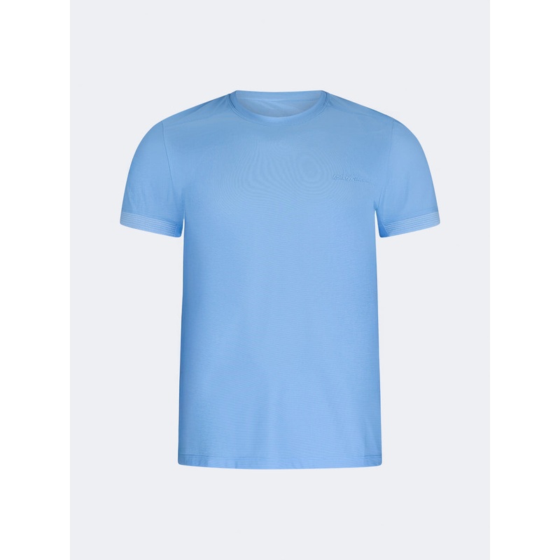 Oil And Gaz Classic Men Lifestyle R-Neck T-Shirt L.Blue