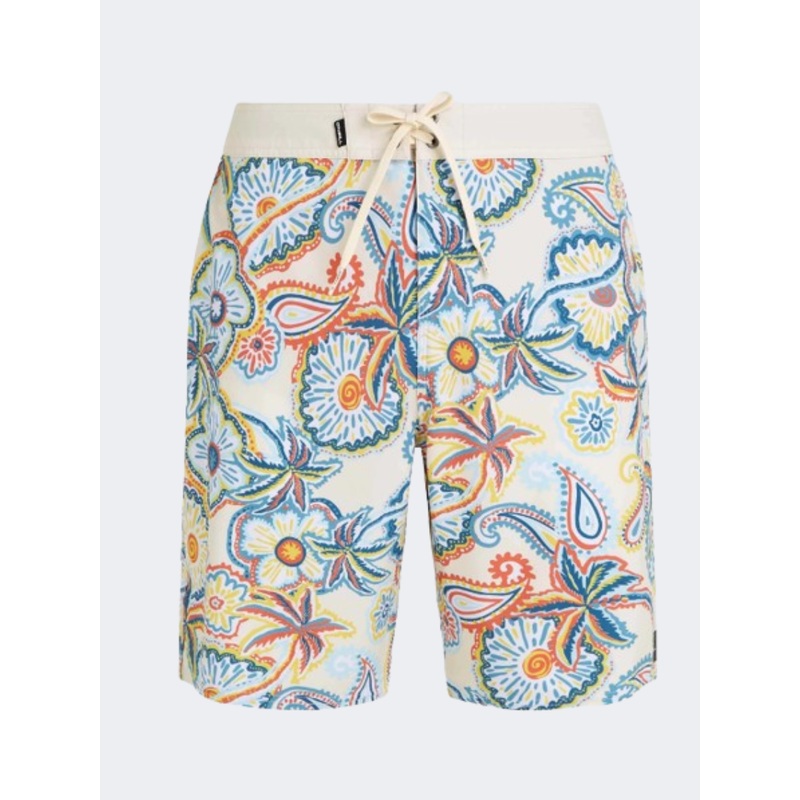 ONeill Mysto 20 Inch Men Beach Swim Short Cream Mysto