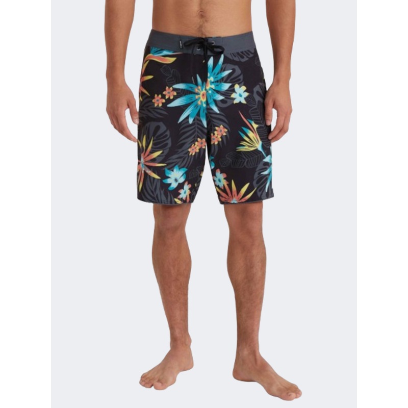 ONeill Mysto Scallop 20 Inch Men Beach Swim Short Black Mysto Scallop