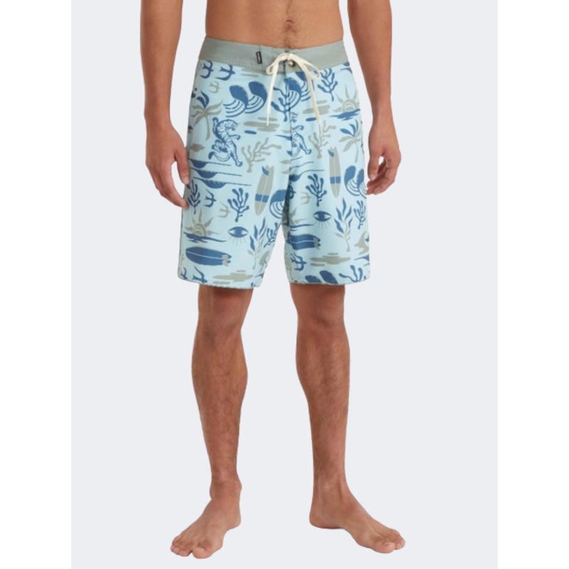 ONeill Mysto Scallop 20 Inch Men Beach Swim Short Blue Sky