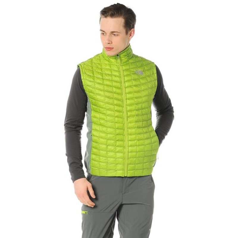 The North Face Thermoball Men Hiking Vest Macaw Green