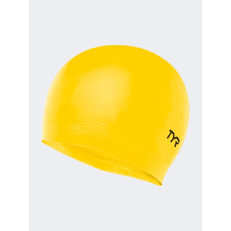 Tyr Latex Swim Cap Fluo Yellow