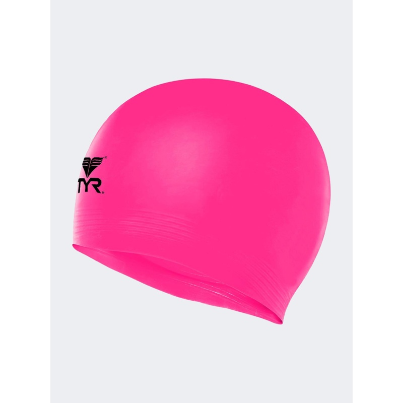 TYR Latex Swim Cap Pink