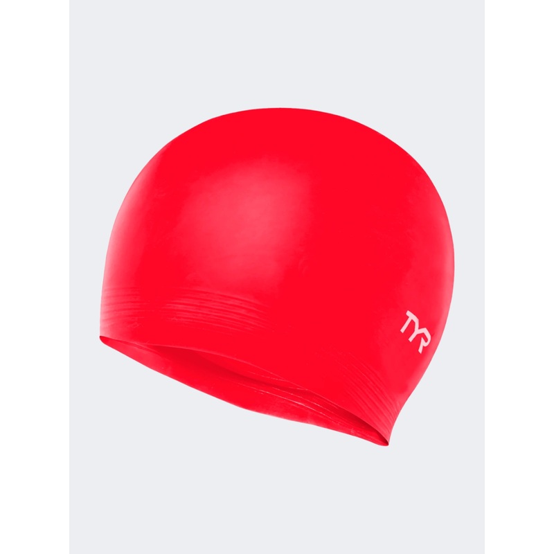 Tyr Latex Swim Cap Red