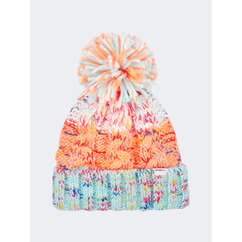 Oneill Bg Pop Melange Kids-Girls Lifestyle Beanie Powder White/Multi