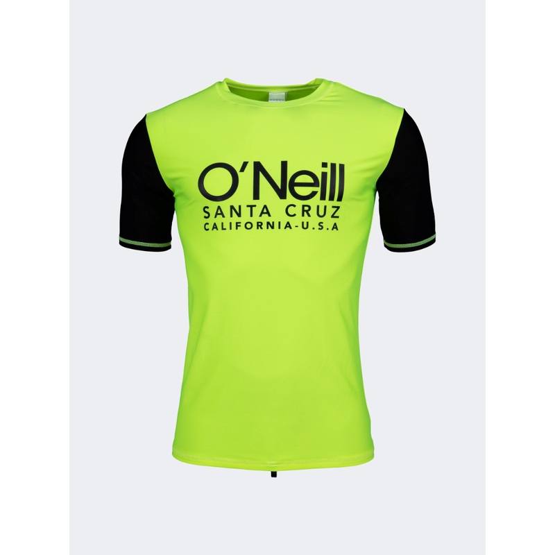 Oneill Cali Men Beach T-Shirt Yellow/Black