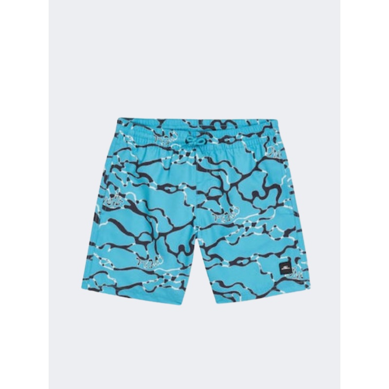 Oneill Calicrazy Boys Beach Swim Short Light Blue