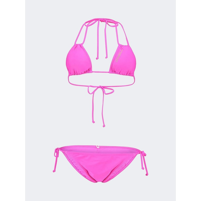 Oneill Capri Bondey Solid Women Beach Bikini Set Pink
