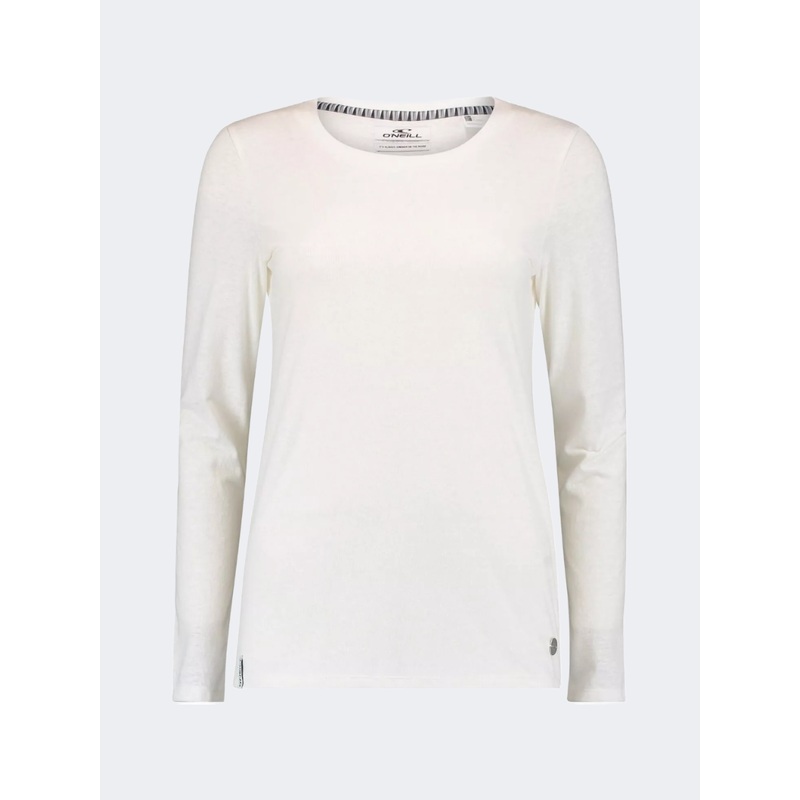 Oneill Essential Women Lifestyle Long Sleeve Powder White