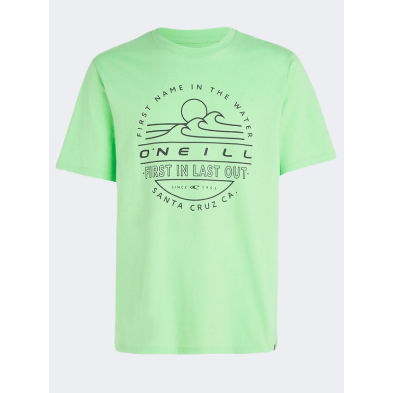 Oneill Muir Men Beach T-Shirt Neon Green