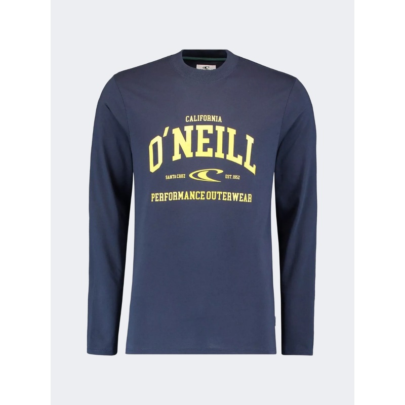 Oneill Uni Outdoor Men Lifestyle Long Sleeve Ink Blue