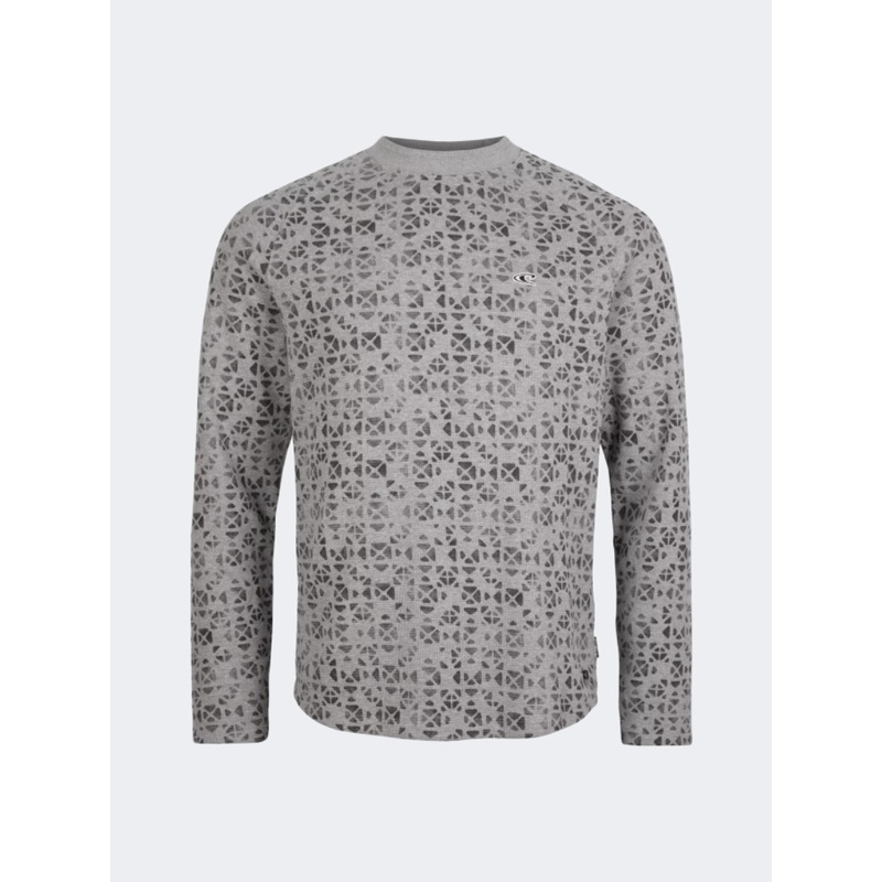 Oneill Waffle Men Lifestyle Long Sleeve Silver Melee