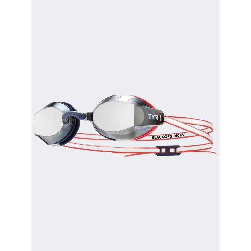 Tyr Blackops140Ev Women Mirrored Usa Swim Goggles Grey/Red