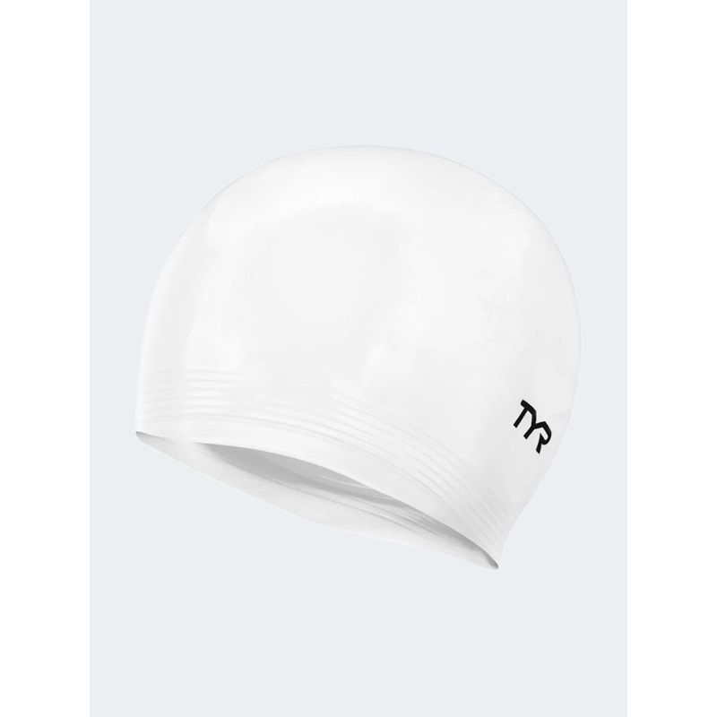 Tyr Latex Swim Cap White