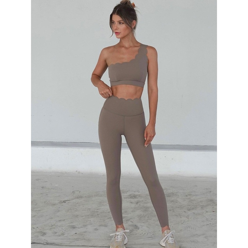 Wiskii High-Waist Energy Women Sportswear 7/8 Tight Almond Butter