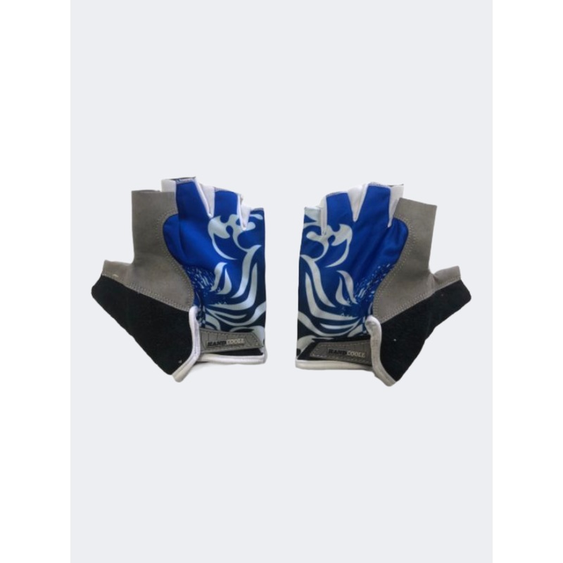 All In Tq-X017 Unisex Biking Gloves Blue