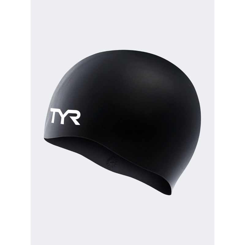Tyr Wrinkle Free Unisex Swim Cap Black