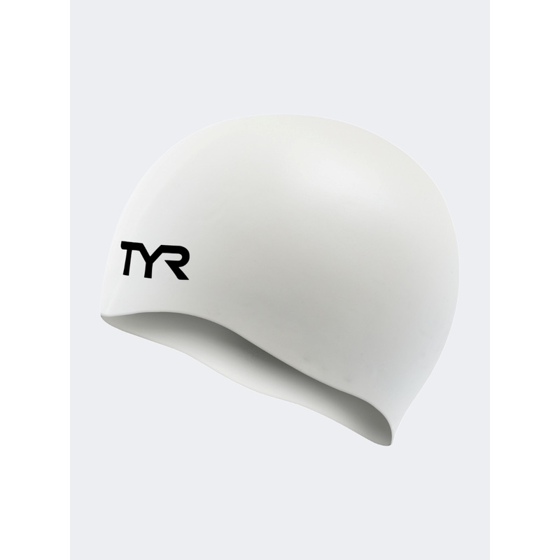 Tyr Wrinkle Free Unisex Swim Cap White