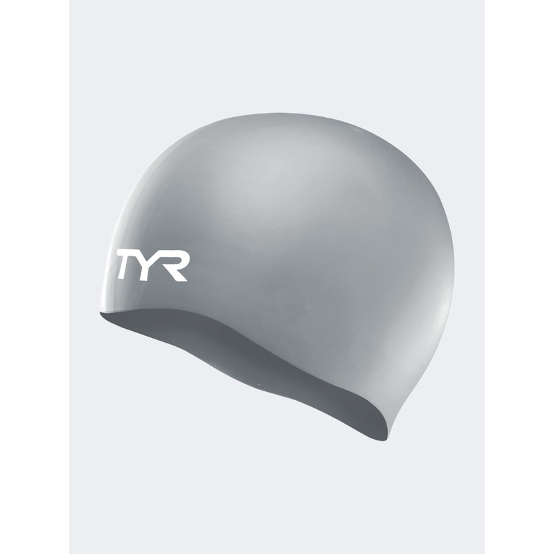 Tyr Wrinkle Free UnisexSwim Cap Silver